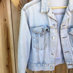 BONGO Croped Jean Jacket